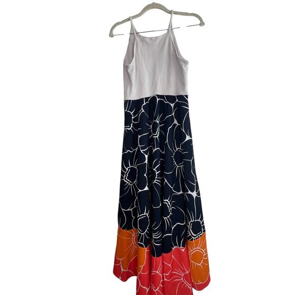 Anthropologie hutch just peachy hi low Spring Summer Floral dress Sz XS - Picture 4 of 11